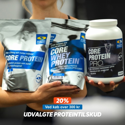 20 % p udvalgt protein ved kb for 300 kr